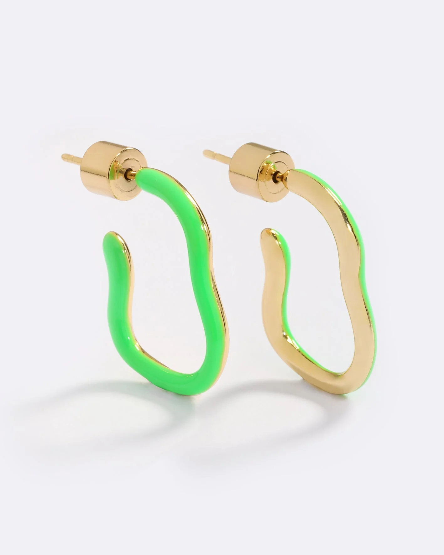 BABY OBSESSION ENAMEL HOOPS - Image 5