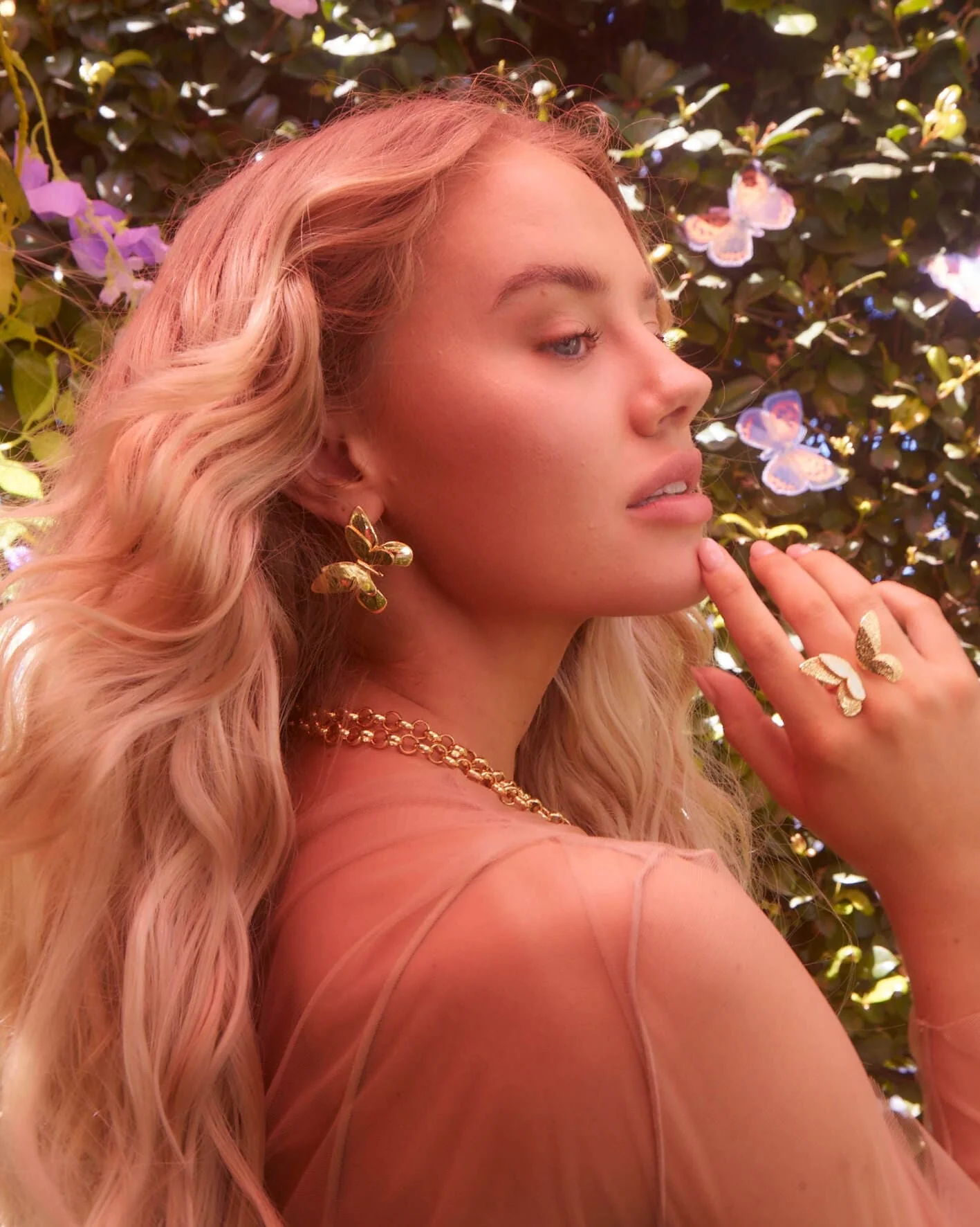FLOATING BUTTERFLY STUDS - Image 6