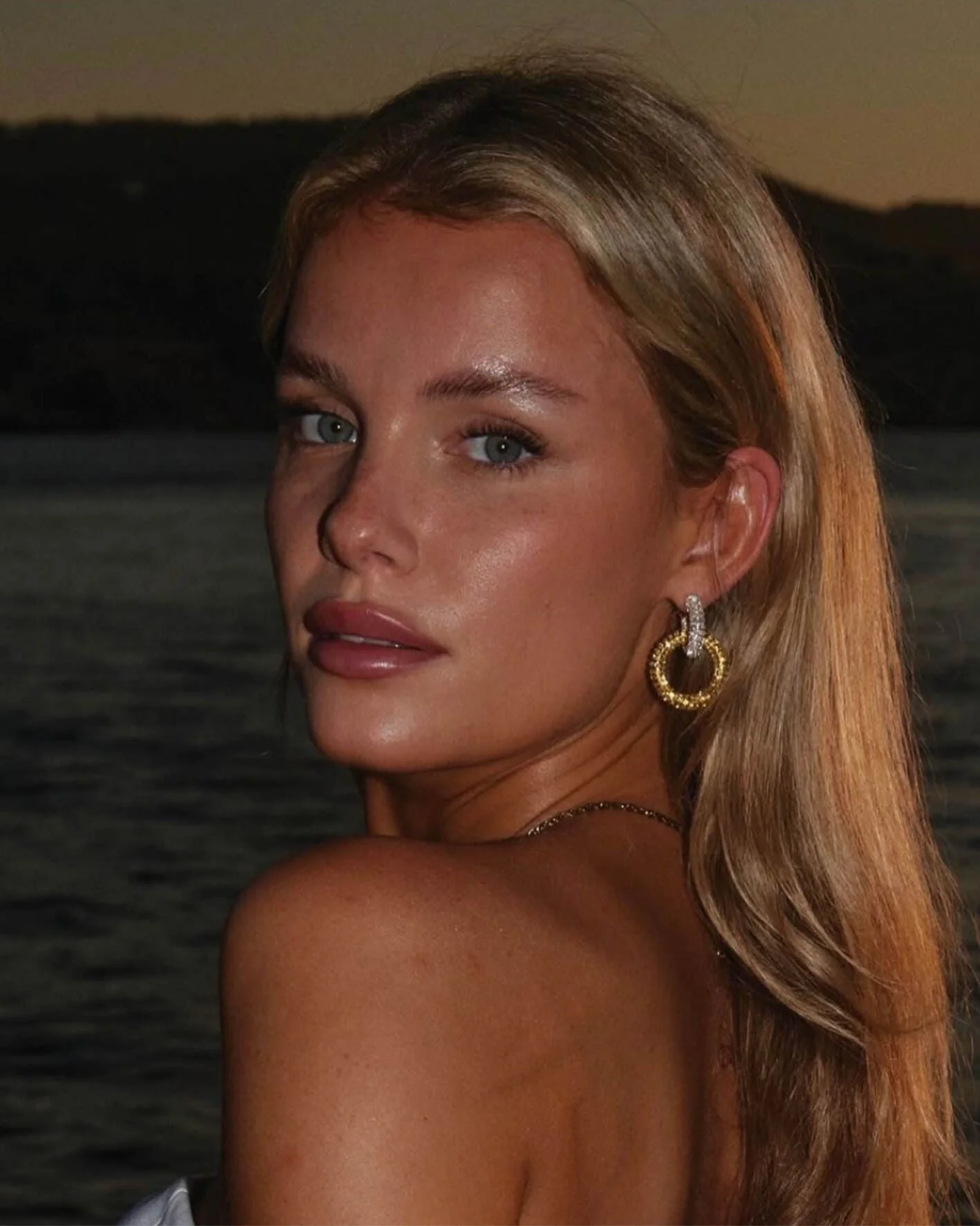 WILD SPARKLE DOUBLE HOOPS - Image 2